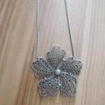 Flower Necklace, Antiques Silver